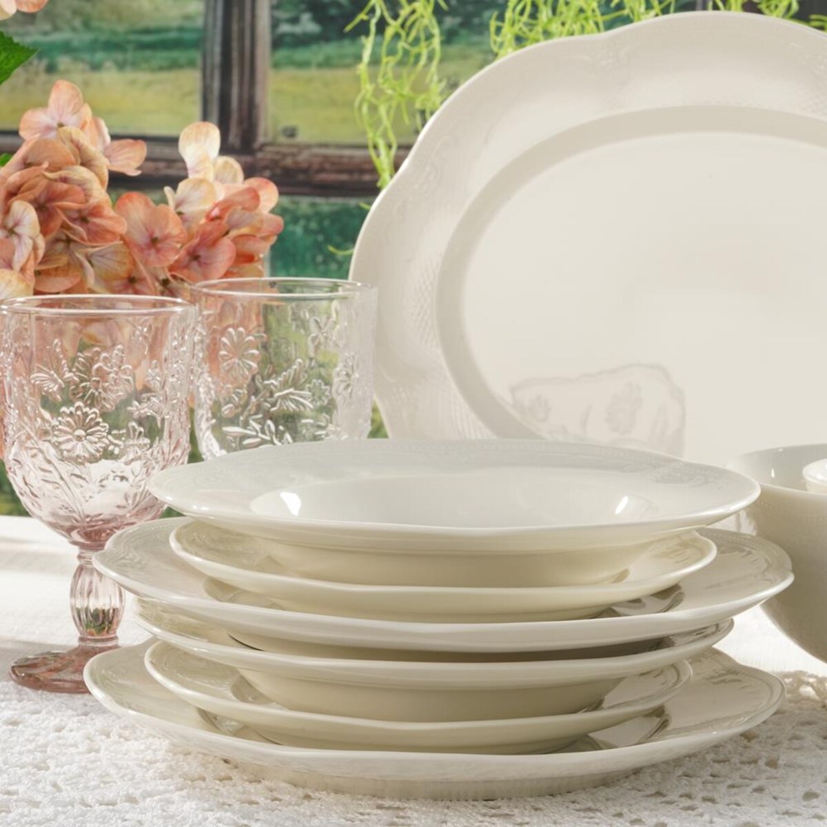 VILLA ITALIA Talerz przekąskowy 23 cm NIOBE