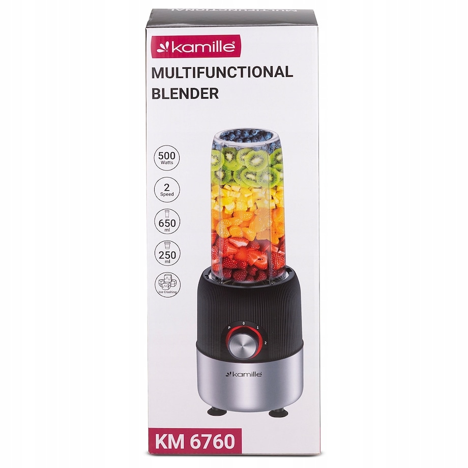 Blender kielichowy rozdrabniacz 2w1 KAMILLE