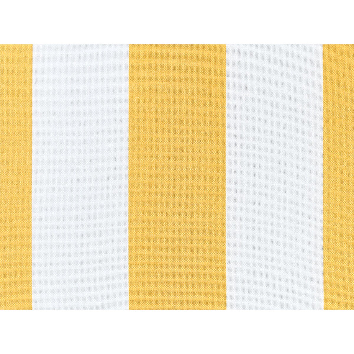 Zestaw 6 poduszek na krzesła ogrodowe w paski żółto-biały TOLVE