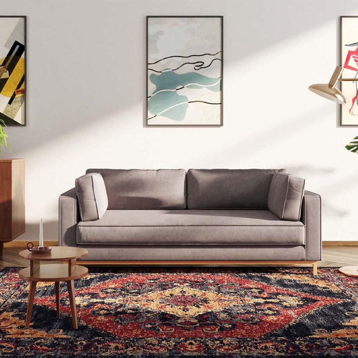 Celerio sofa 3 osobowa Szara