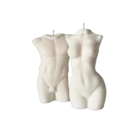 Świeca sojowa ciało kobiety Female L, 270 g, INSPIRA