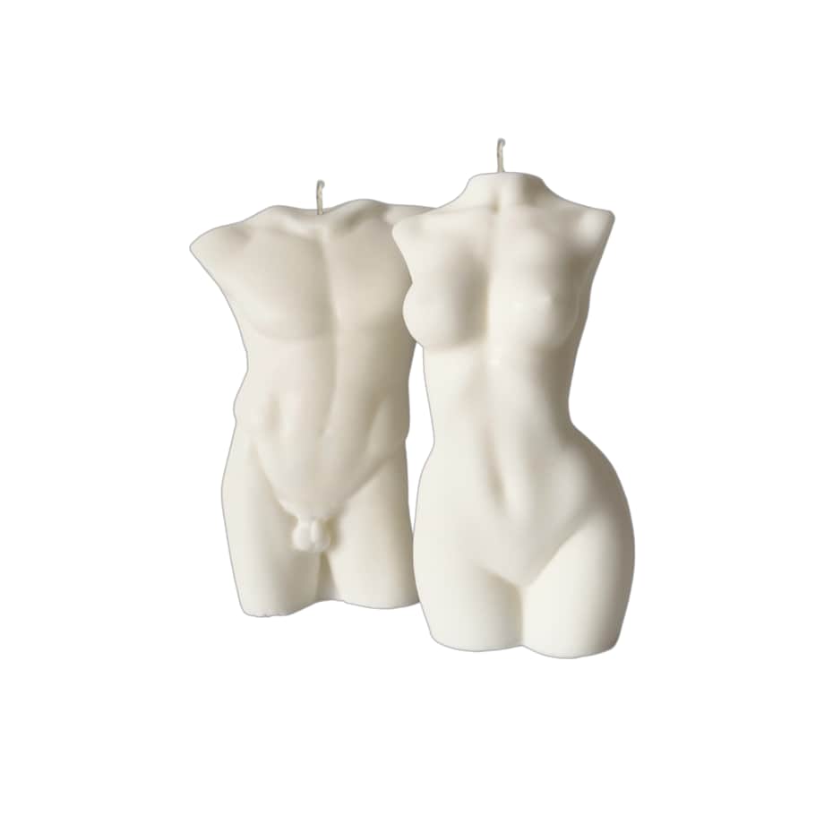 Świeca sojowa ciało kobiety Female L, 270 g, INSPIRA