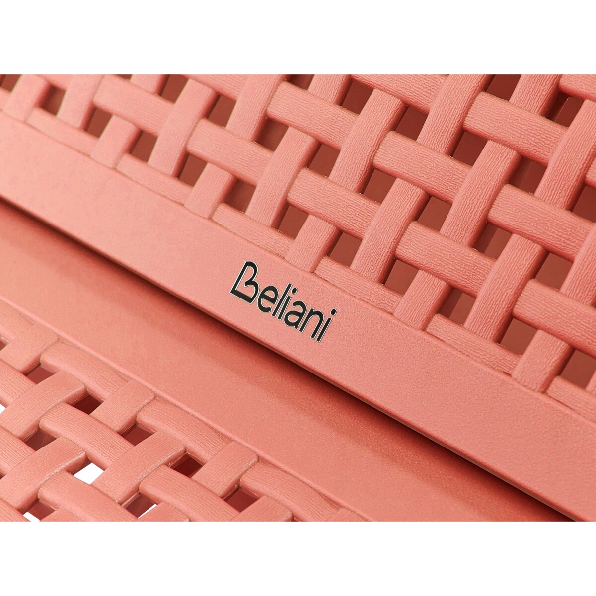 Leżak ogrodowy OSSIMO Rozkładany Materiał syntetyczny Czerwony