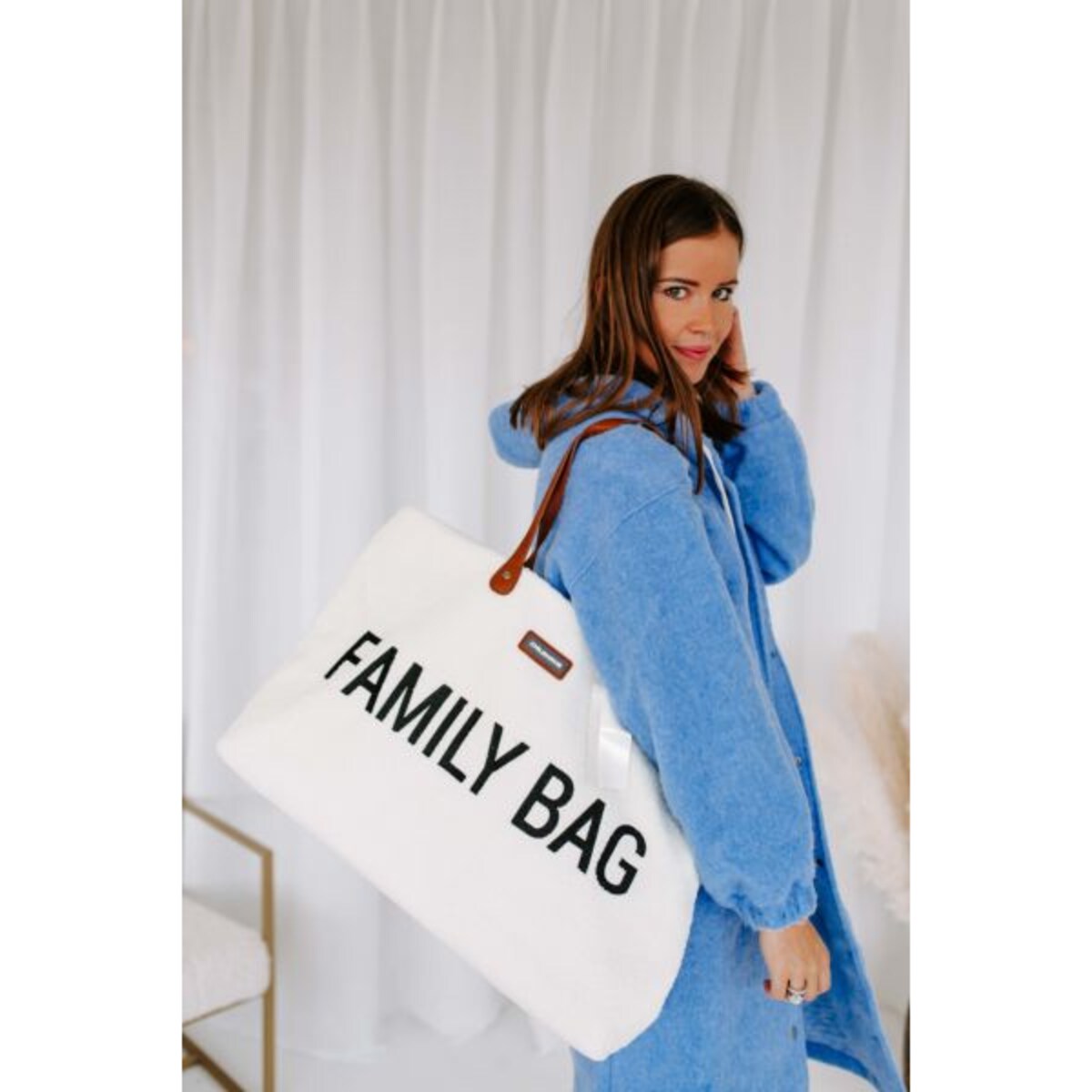 Childhome Torba Family Bag Teddy Bear White