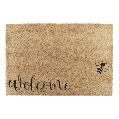 Wycieraczka Welcome z pszczołą