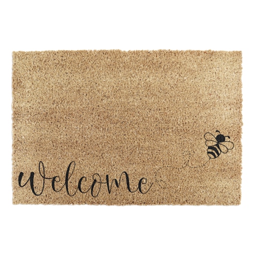 Wycieraczka Welcome z pszczołą