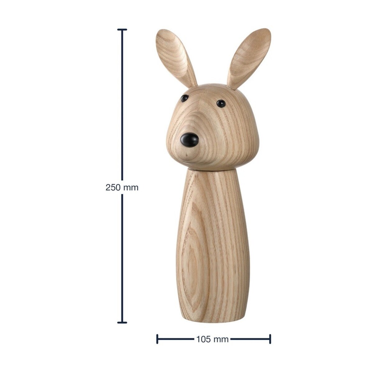 Drewniany młynek do przypraw KRÓLIK CUCINA - Leonardo