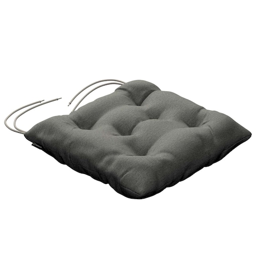 Poduszka na krzesło Jacek, szary, 38 x 38 x 8 cm, Etna