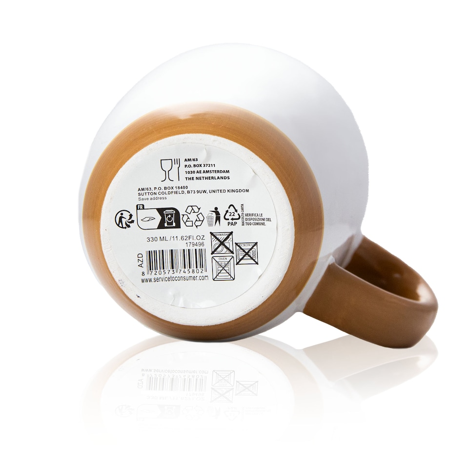 Kubek Świąteczny Ceramiczny Na Prezent 330 Ml Boże Narodzenie Drzewka 3 Choinki