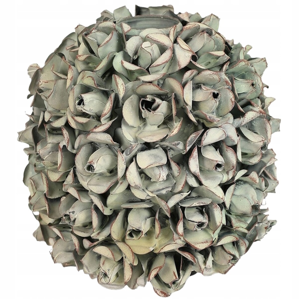 MAŁY WAZONIK WAZON NA JEDEN KWIAT RÓŻE KWIATY 10cm BOHO LOFT RETRO ZIELONY