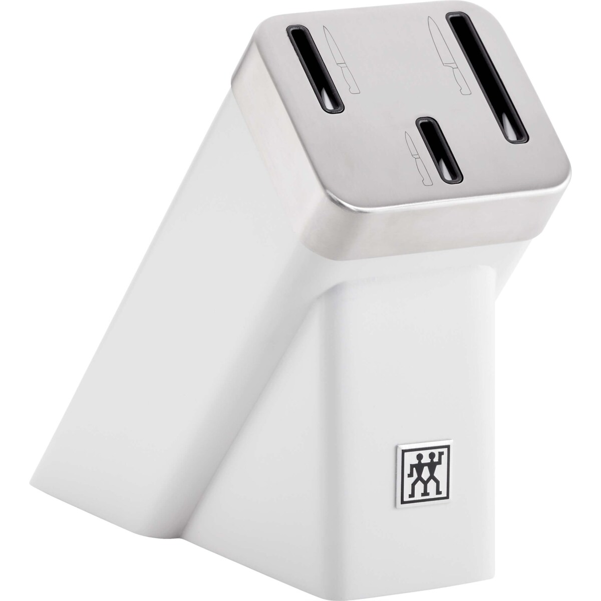 Zestaw 3 noży w bloku samoostrzącym Zwilling Four Star - Biały