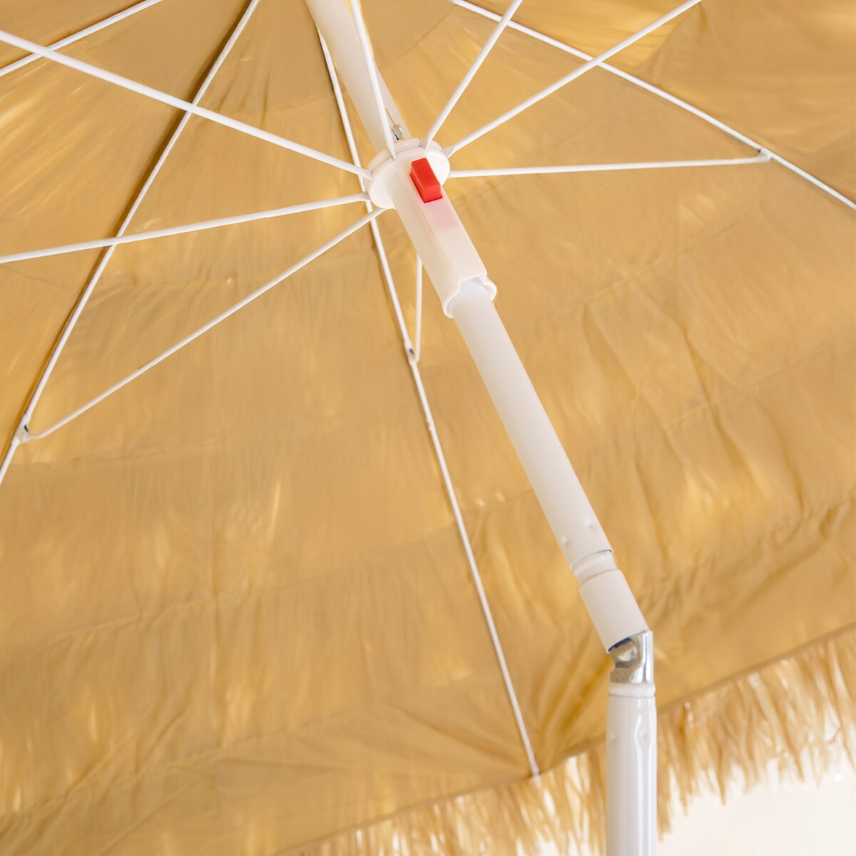 Parasol ogrodowy plażowy Havana mocny średnica 180 cm duży składany łamany