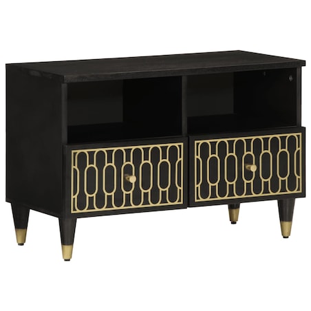 vidaXL Szafka pod telewizor, 70x33x46 cm, lite drewno mango