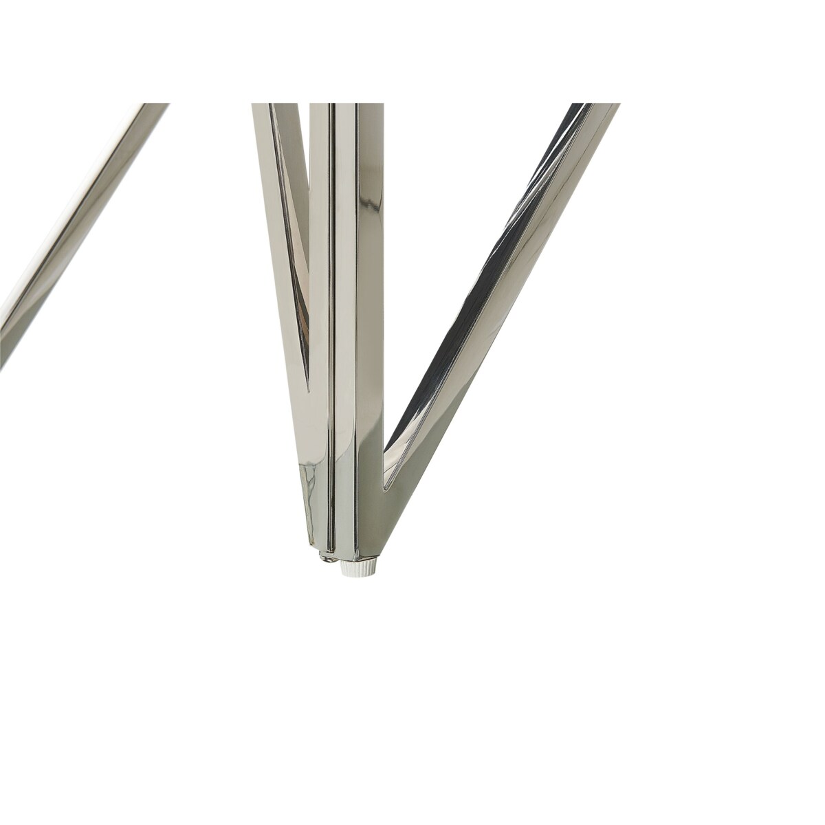 Konsola szklana srebrna WESO