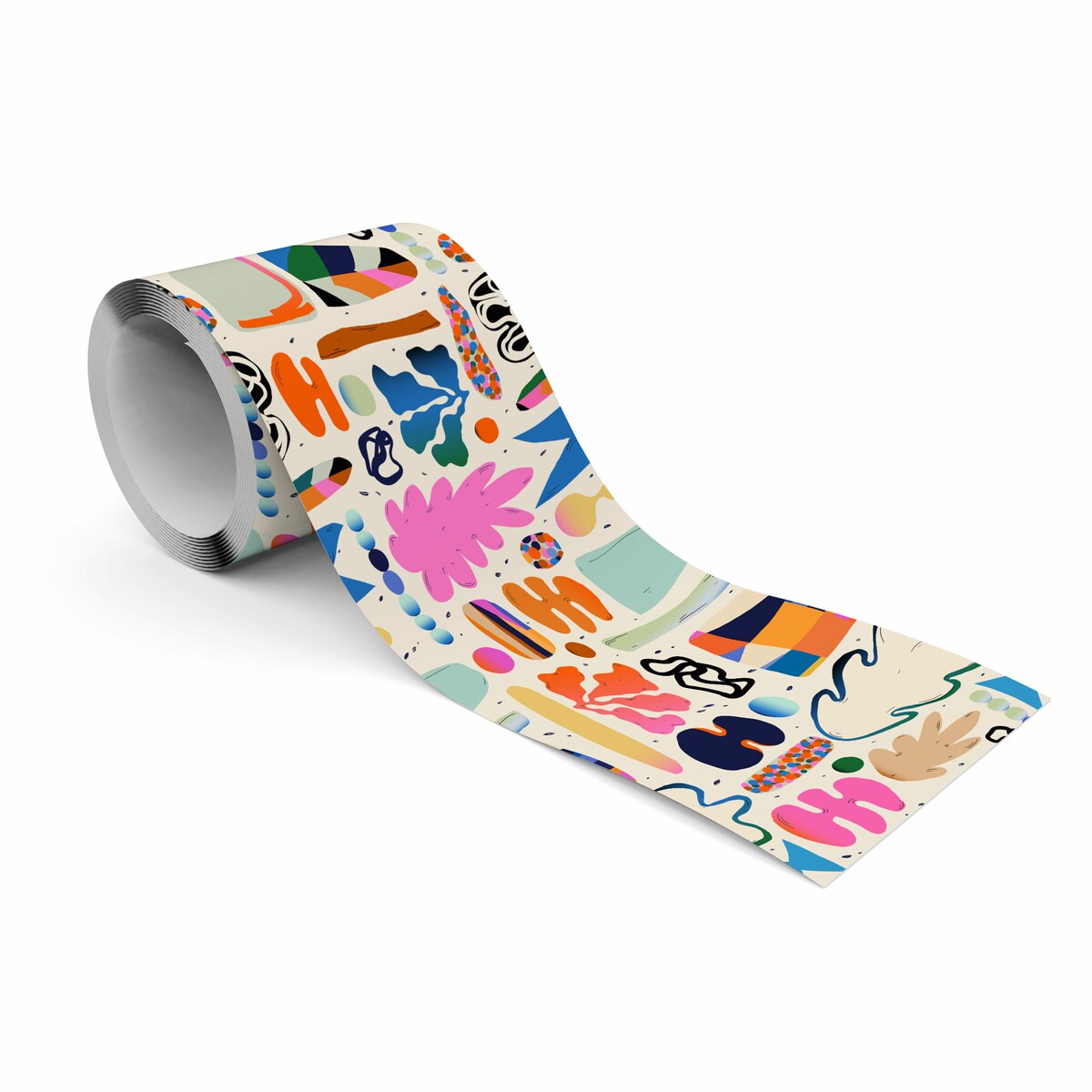 Pasek Dekoracyjny Bordiura Kolorowe RYSUNKI Abstrakcja Kreskówka