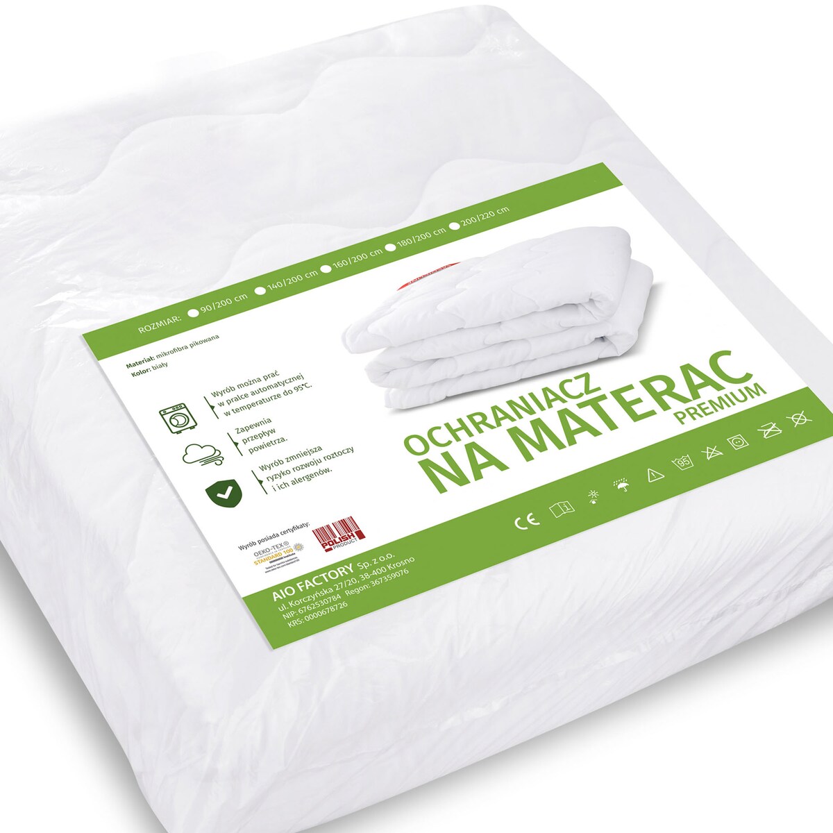 Nakładka Ochraniacz Na Materac Nakrycie 160X200