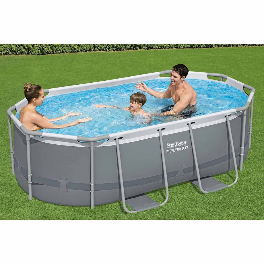 Basen ogrodowy stelażowy Bestway 305x200x84 cm 9w1