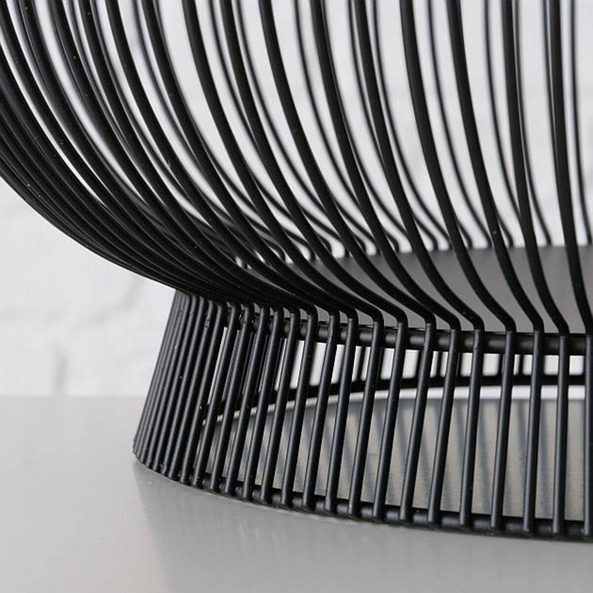 Metalowe misy Balu, 2 sztuki, czarne