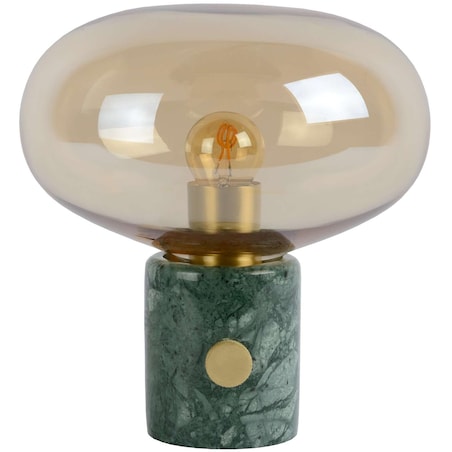 Loftowa LAMPA stołowa CHARLIZE 03520/01/62 Lucide marmurowa LAMPKA stojąca zielona bursztynowa