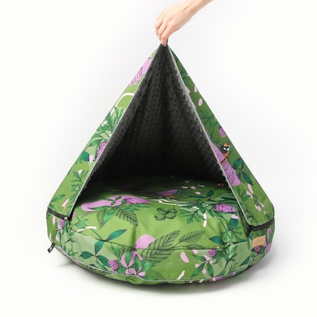 Zapasowy pokrowiec na legowisko z kapturem - dowolny wzór - Rozmiar: S