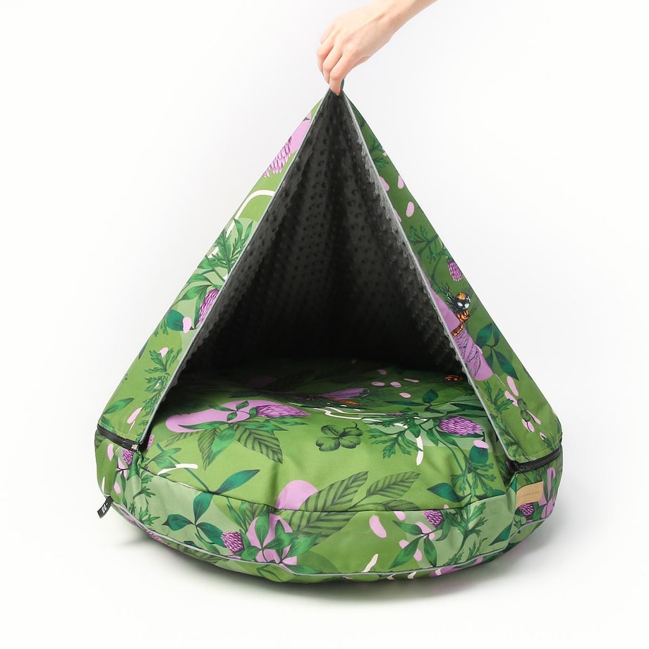 Zapasowy pokrowiec na legowisko z kapturem - dowolny wzór - Rozmiar: S