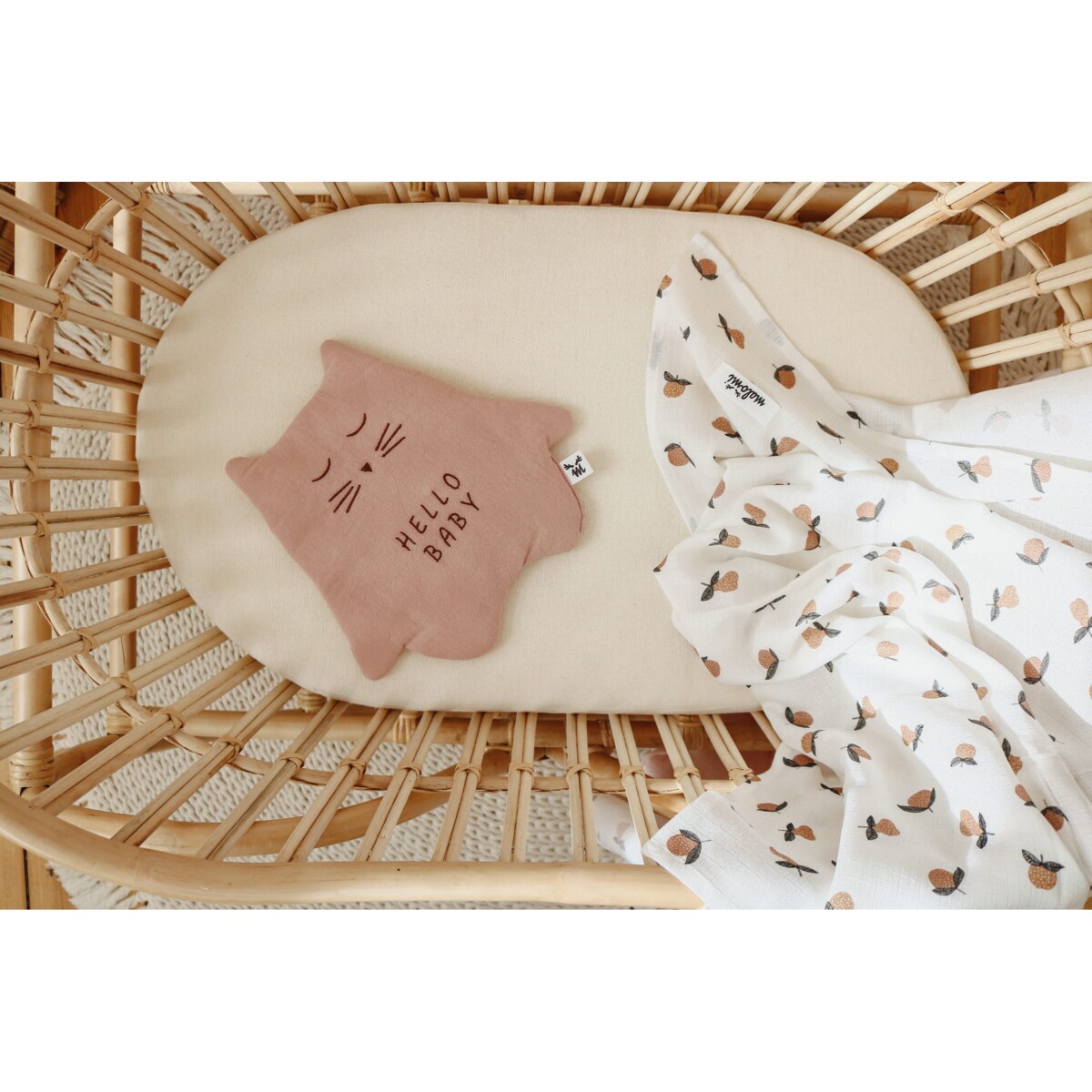 Pierwsza przytulanka dusty pink