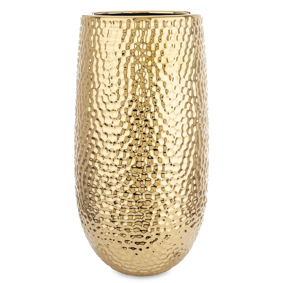 Wazon ceramiczny 31x15x15 cm SHONA-3 złoty small