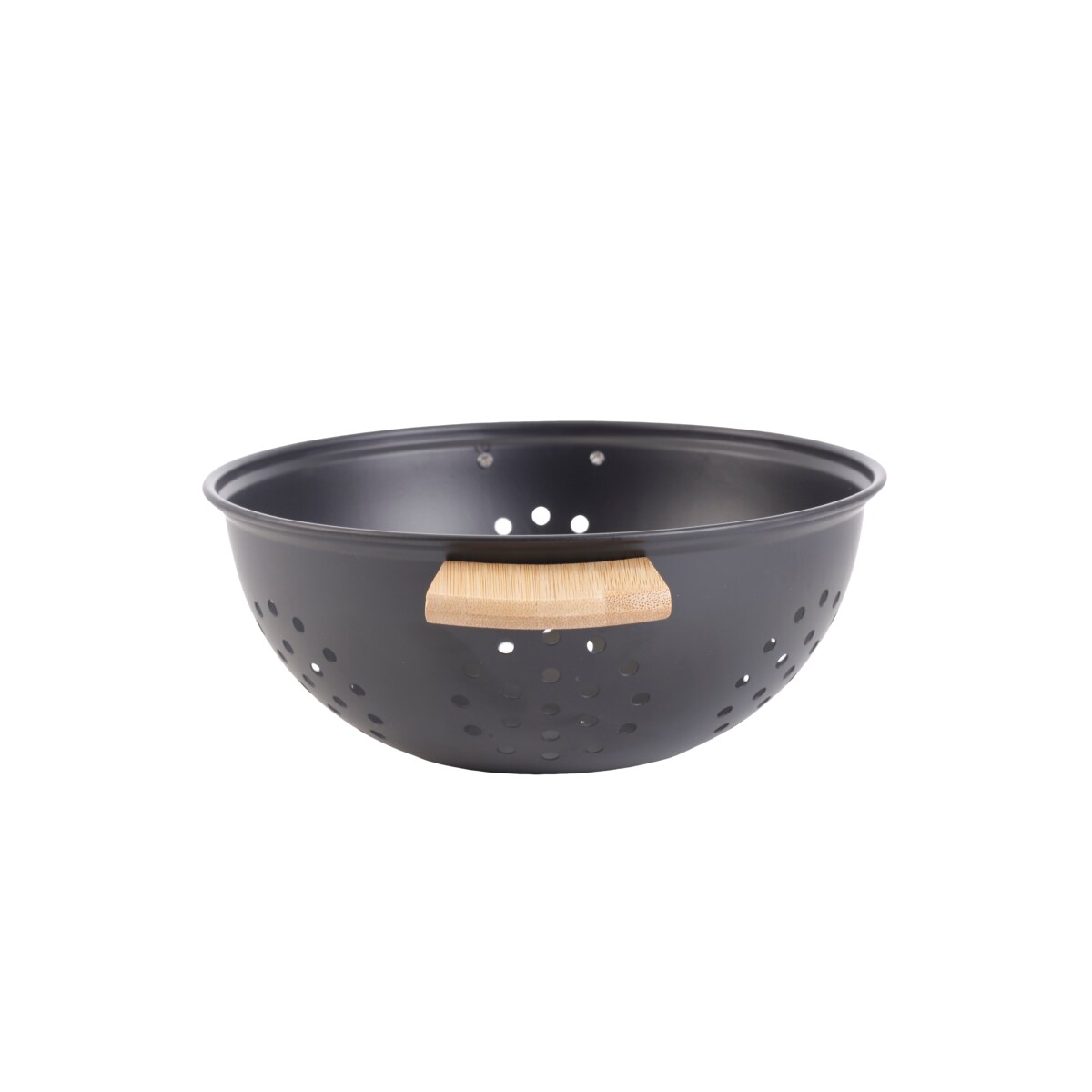 MODERN KITCHEN Durszlak 24xH10cm z bambusowymi rączkami