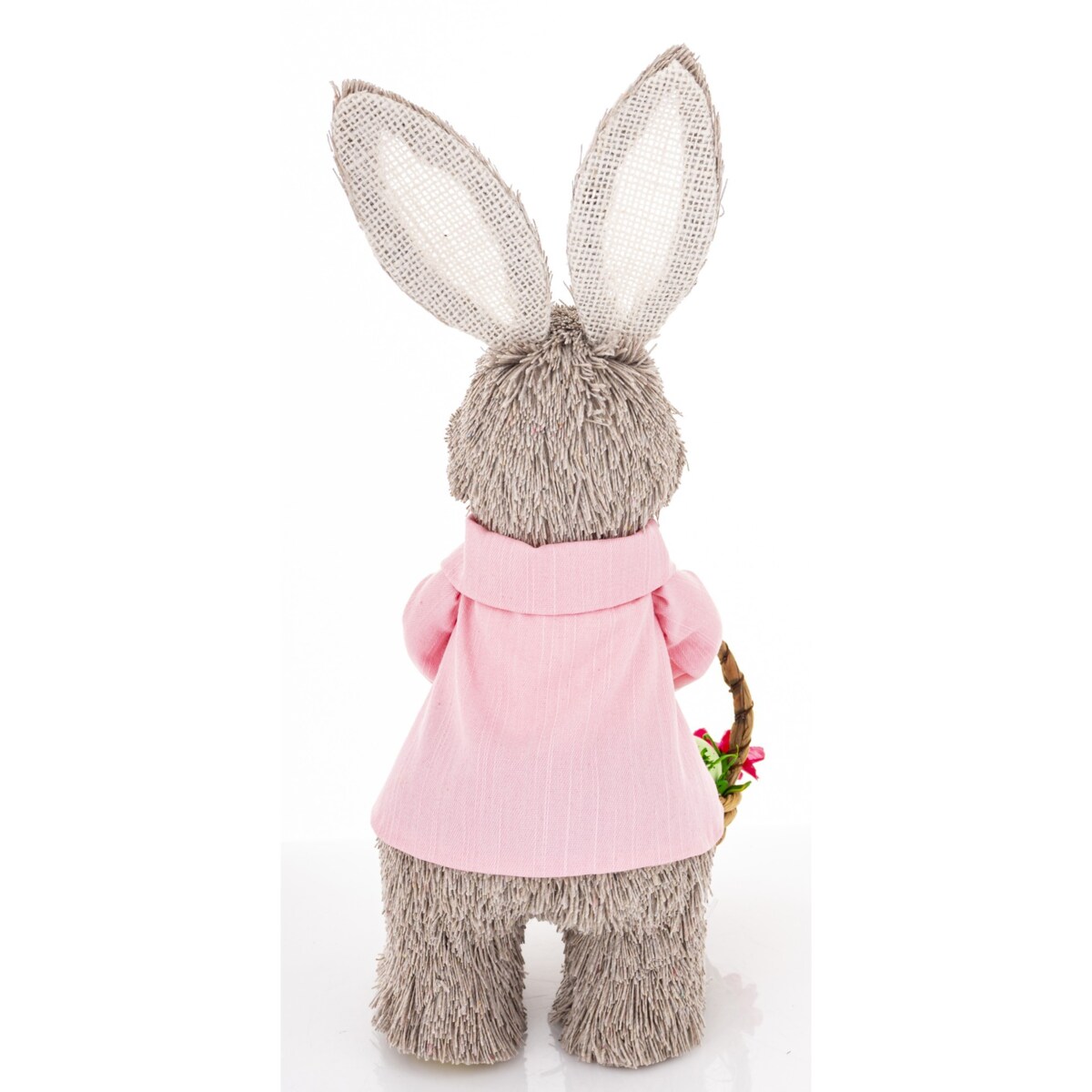 Figurka - króliczka z wielkanocnym koszyczkiem 34x16x16 cm SEMIRA