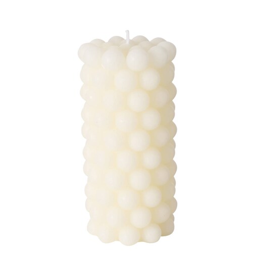 Świeczka dekoracyjna Pearls, 14 x 7 cm