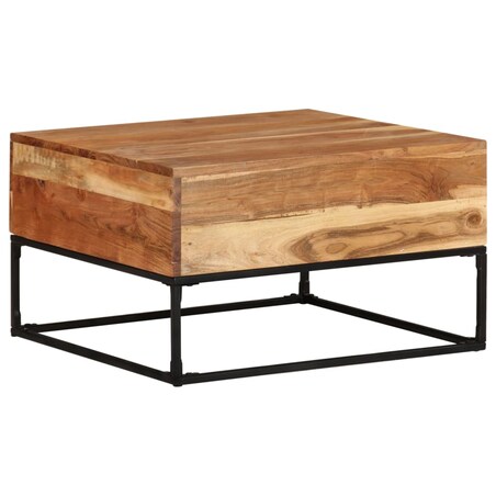 vidaXL Stolik kawowy, 68x68x41 cm, lite drewno akacjowe