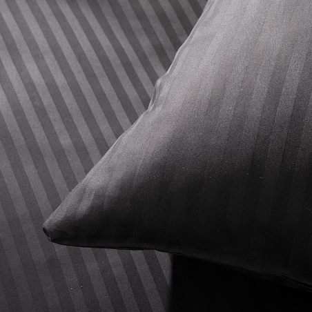 Pościel z satyny żakardowej Midnight Shadow 160x200 cm, 160x200 cm
