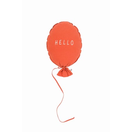 Balon dekoracyjny burned orange - HELLO, ECRU