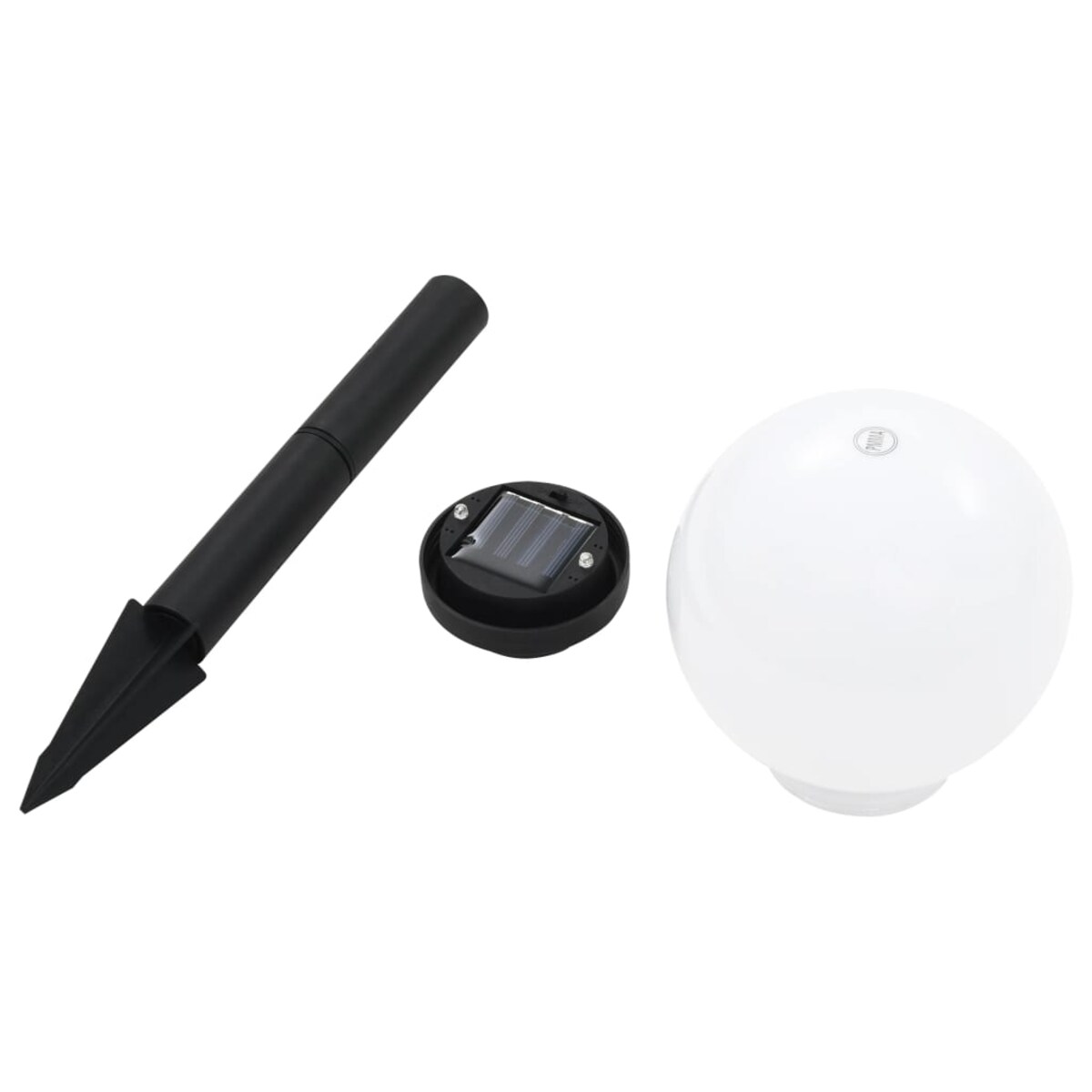 vidaXL Lampy solarne do ogrodu, 8 szt., LED, kuliste, 15 cm, RGB