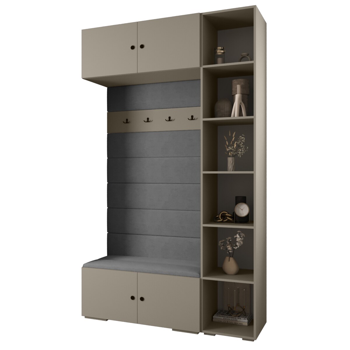 Garderoba do przedpokoju INOVA 2 Z20 kaszmir+czarny+manila16