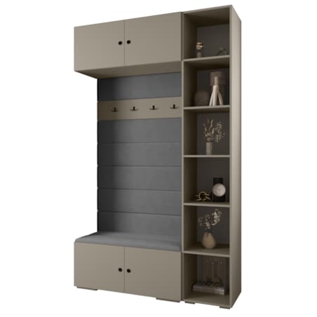 Garderoba do przedpokoju INOVA 2 Z20 kaszmir+czarny+manila16