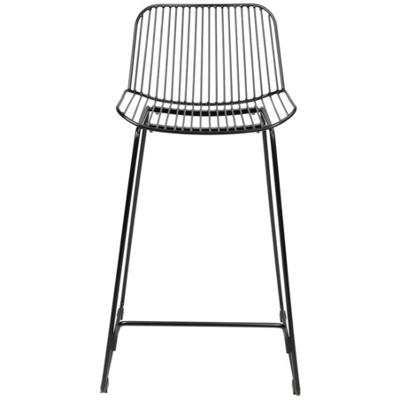 Krzesło barowe Miles MC-176H.76 druciane industrial czarne