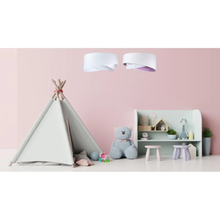 Lampa wisząca SPECK biała