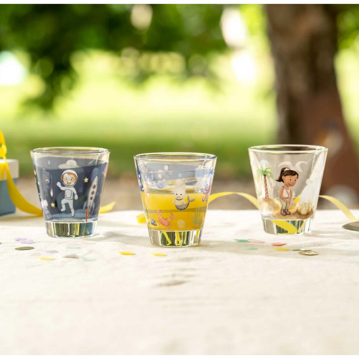 Szklanka 215ml kosmos BAMBINI AVVENTURA - Leonardo