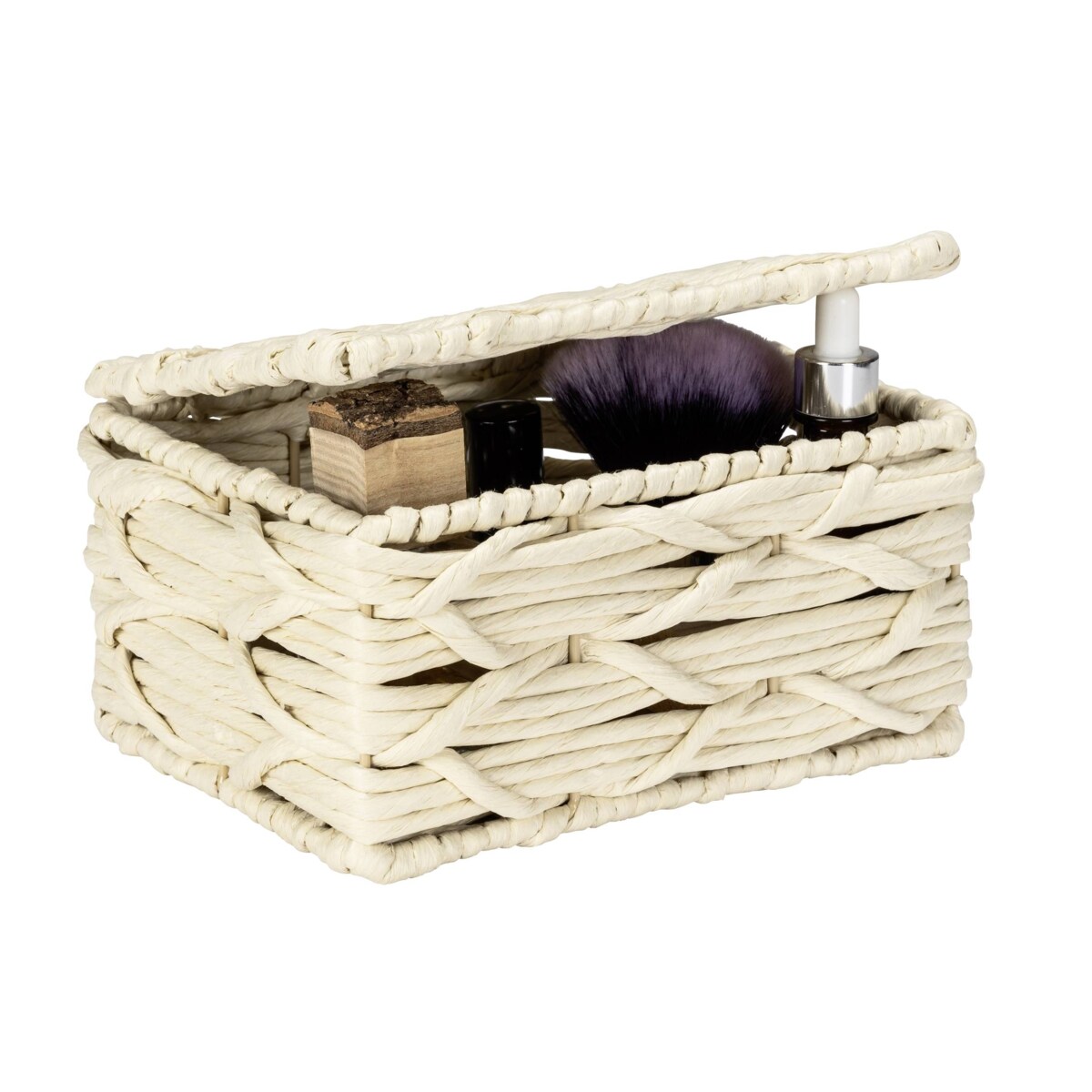 Kosz z pokrywą do przechowywania, 19 x 10 x 14 cm, Vabriano, WENKO