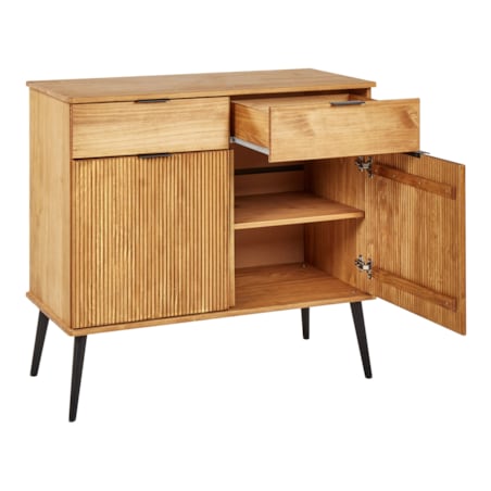 Szafka dwudrzwiowa jasne drewno TIMMINS