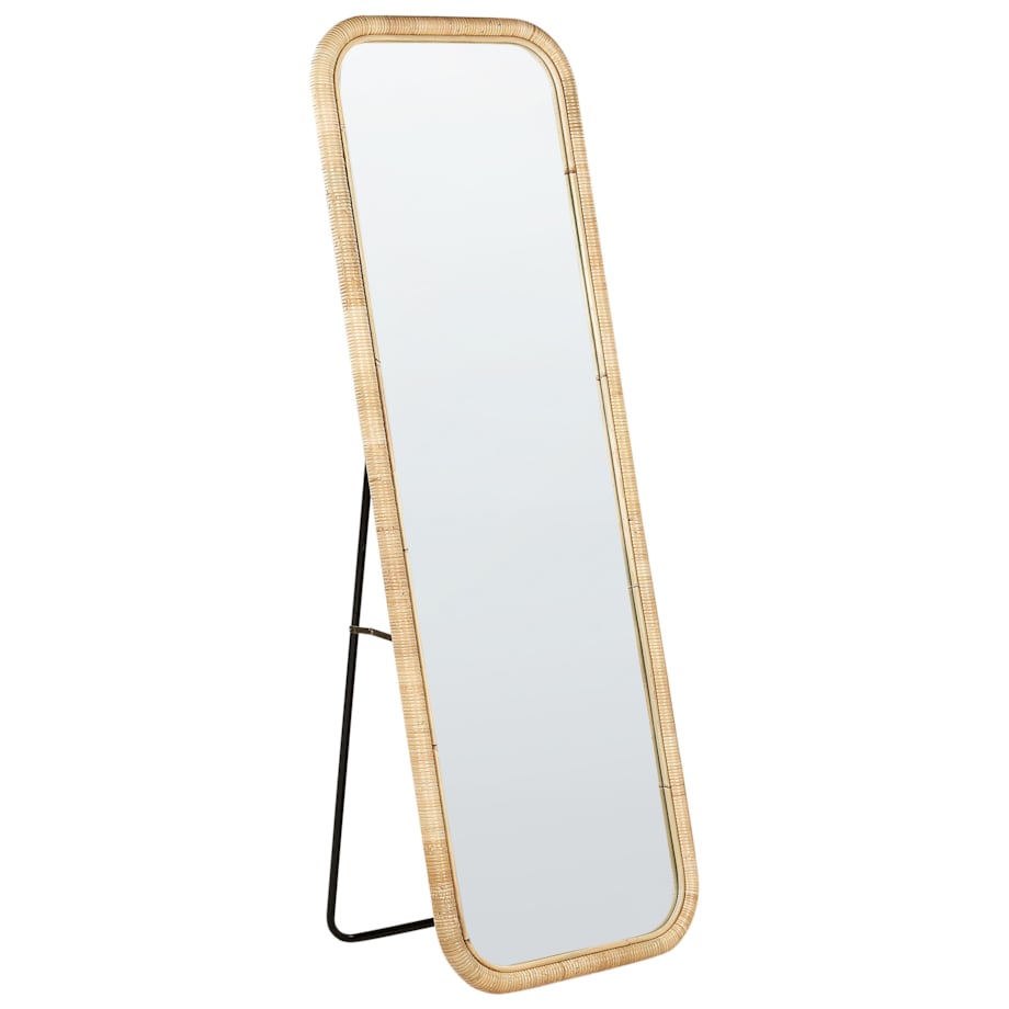 Lustro stojące 150 cm naturalne MALANGE