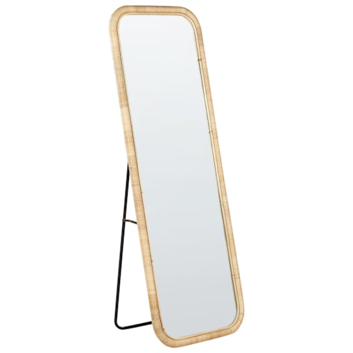 Lustro stojące 150 cm naturalne MALANGE