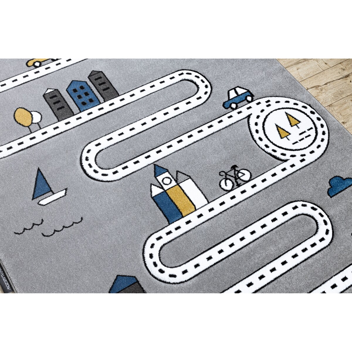 Dywan PETIT STREET ULICE szary 180x270 cm