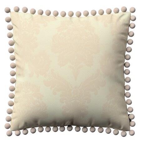 Poszewka Wera na poduszkę 45x45 liście akantu na tle ecru