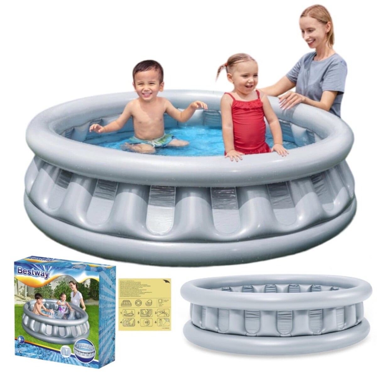 Basen dmuchany Statek Kosmiczny 152 x 43 cm Bestway 51080