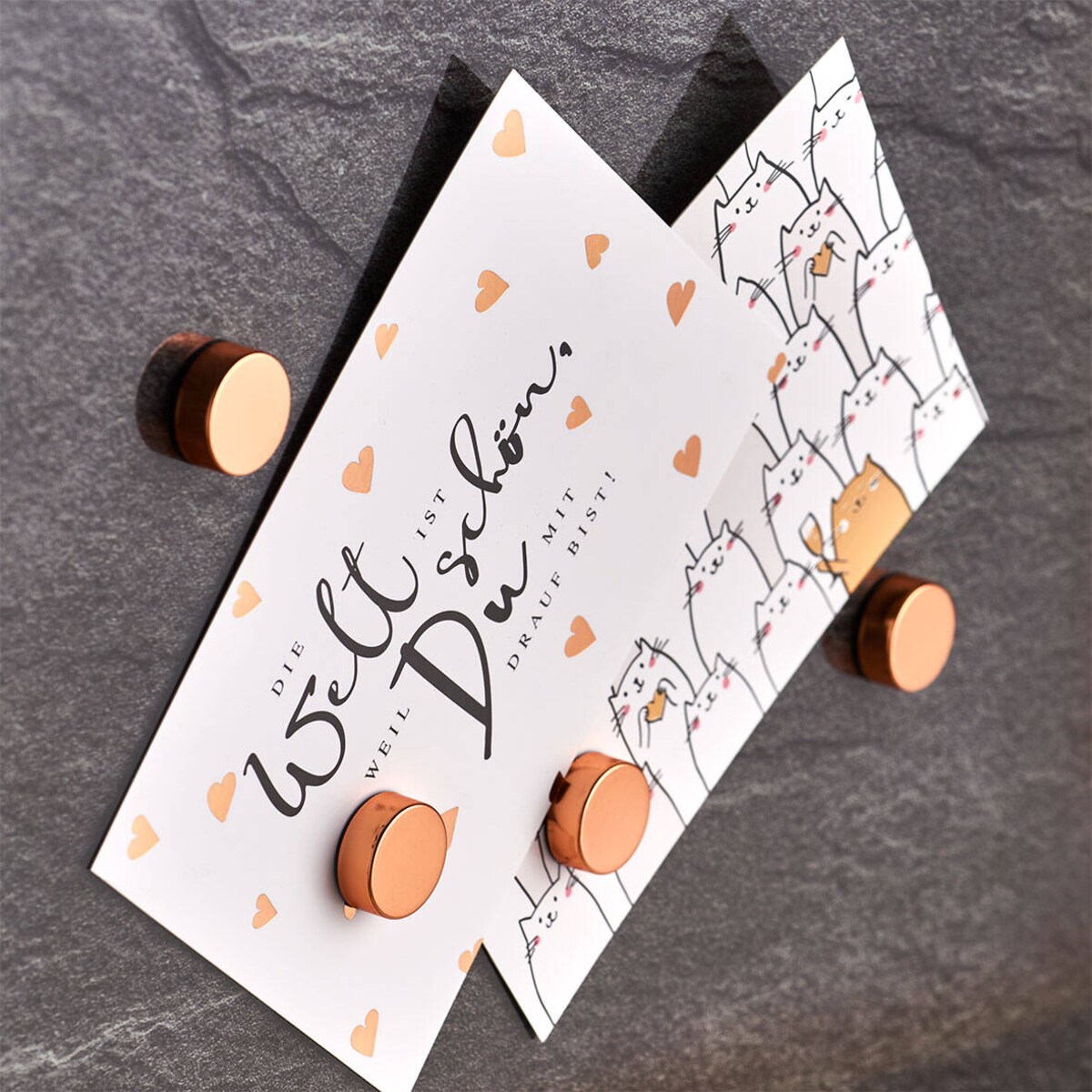 Komplet magnesów, 4 sztuki, Ø 2,3 cm