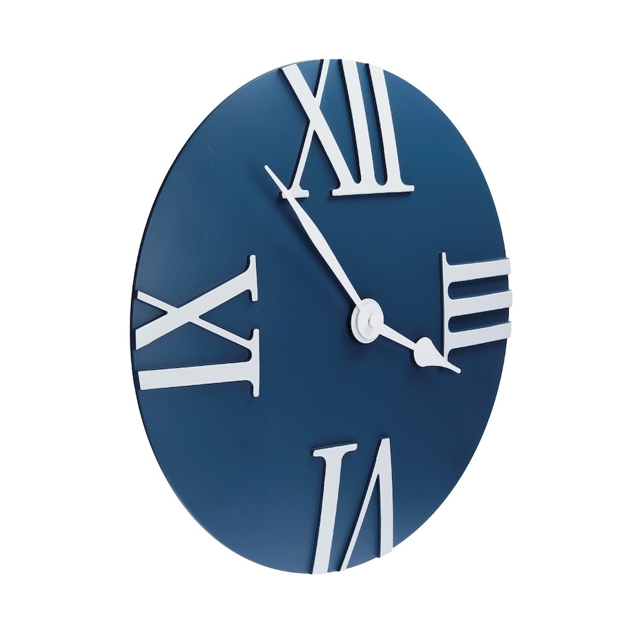 Zegar Retro blue, 30x3x30cm