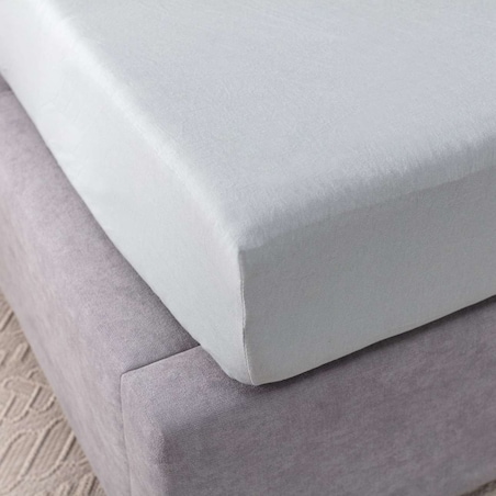 Prześcieradło jersey z gumką Jerry 140x200 cm light grey