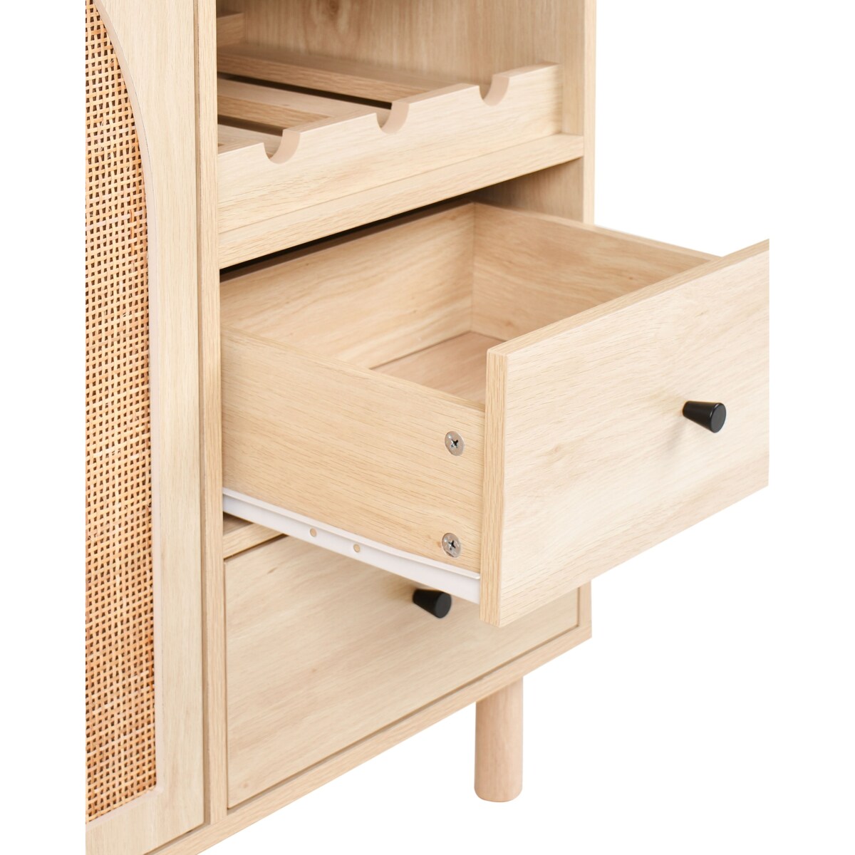 Kredens CAMPBELLTON 120 cm Jasnobrązowy